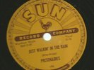 DOOWOP bw/ JUMP R&B 78 - PRISONAIRES- JUST WALKIN IN THE RAIN =HEAR 1953 SUN 186