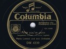 78 Rpm MARIO LORENZI After You've Gone German 1935 shellac Columbia 10