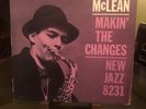 Jackie McLean Makin’ The Changes New Jazz DG RVG LP VG+