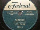 Little Esther . Summertime b/w The Storm . 1952 Federal Records Label 78 rpm