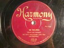 78 : HARMONY 439-TE ROY WILLIAMS - OH MALINDA /  LINDBERGH HOP   E/E-