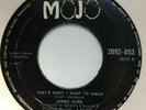 Northern Soul 45  - James Carr   -  That's What I Want To Know   -  UK Mojo
