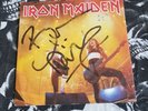 IRON MAIDEN VINYL SIGNED BRUCE DICKINSON ROCK MEMORABILIA COLLECTOR RARE