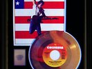 BRUCE SPRINGSTEEN BORN IN THE USA  45 RPM GOLD METALIZED RECORD RARE NON RIAA