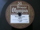 Emma Liebel Nos Souvenirs 78 Tours Saphir Olympia