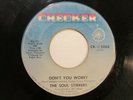 The Soul Stirrers, Don't You Worry on Checker, 1969,  VG