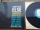 CANNONBALL ADDERLEY Miles Davis SOMETHIN' ELSE US Blue Note BLP 1595 RVG EAR 9M