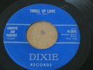 ROCKABILLY TEEN 45 - GROOVE JOE POOVEY -TEN LONG FINGERS / THRILL OF LOVE -DIXIE