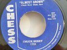 Chuck Berry Chess 1722 ALMOST GROWN / LITTLE QUEENIE (ROCK N ROLL 45) PLAYS GR8