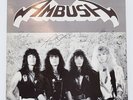 AMBUSH Signed By All 1989 Self Titled SUPER RARE EMR RECORDS LYRIC SLEEVE MINT-