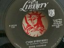Eddie Cochran Liberty 55166 C'MON EVERYBODY (GREAT ROCKABILLY 45)PLAYS LIKE NEW