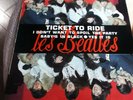 RARE BEATLES FRENCH EP W/PROMO COUNTER  STAND UP SLEEVE W/RECORD TICKET TO RIDE