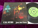 RARE 1979 UK SUBS SHE'S NOT THERE 7
