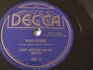 Lew Stone 78rpm Single 10-inch Decca Records #496 Nagasaki & Don't Change