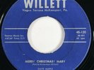 DAVE MAPLE Merry Christmas  Mary Willett Xmas Obscure Teen 45 HEAR