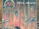 Slayer Hell Awaits Vinyl LP 1988 Metal Blade Records Glossy Insert Lyric Sheet
