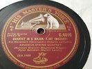 MOZART QUARTET IN G MAJOR AMADEUS STRING QUARTET HMV C4014-16