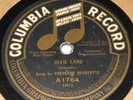 Columbia A1764 Peerless Quartette & Herbert Stuart Dixie Land/Maryland 78RPM V+