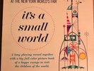 Walt Disney Presents New York Worlds Fair Its A Small World St 3925 1 Lp Gatrfol
