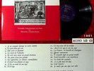 LP Clément Janequin: Chansons Francaises (1961) Ensemble Polyphonique de Paris