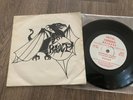 BADGE SILVER WOMAN NWOBHM VINYL RARE