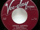 The El Dorados W/ Hazel McCullum 45 Annies Answer VEEJAY LABEL 1954 doowop TB 43