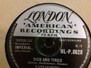 Fats Domino, Sick and Tired/No No, 10ins Shellac Record, 78rpm, 1958 Release,