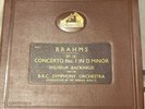 HMV Brahms Concerto In D Minor BBC Symphony Orch Cond Wilhelm Backhaus DB1839-43