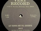 Nazz ?– Lay Down & Die / Wonder Who's 45 UK ALICE COOPER 1967 GARAGE PSYCH
