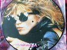 MADONNA VIRGIN TOUR BRUCE SPRINGSTEEN  INTERVIEW 2 VINYL PICTURE DISC PROMO LP