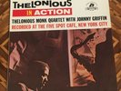 Thelonious “In Action” Monk Quartet With Johnny Griffin (Analogue Productions LP