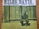 Vtg 33 RPM LP Miles Davis And Milt Jackson ?Quintet / Sextet Prestige 64 MONO RE