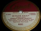 Charlie Parker Quartet - Bird's Nest / Cool Blues 78 RPM Sweden 1950s VG+