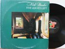 Nick Drake LP “Five Leaves Left”   Antilles 7010   1976   CLEAN