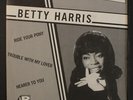 BETTY HARRIS: Ride Your Pony 45 (UK, PS) Blues & R&B