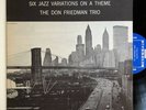 Don Friedman Trio A Day In The City LP Riverside DG Mono Chuck Israels
