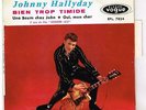 Johnny  HALLYDAY    Tu parles trop    avec languette   7