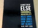 CANNONBALL ADDERLEY   Somethin' Else   BLUE NOTE RVG P EAR DEEP GROOVE NY LP