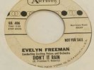 EVELYN FREEMAN-Didn't It Rain+Water Boy PROMO Northern Soul 45-UA 406 VG clean
