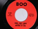 Brothers of Soul BOO 1004 M- SOUL NORTHERN SOUL 45
