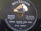Elvis Presley Shake, Rattle and Roll/Lawdy Miss Clawdy RCA Victor 20-6642 78