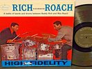 BUDDY RICH MAX ROACH Rich versus Roach 1959 MERCURY MONO LP Stanley Turrentine