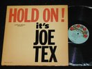 HOLD ON  IT'S JOE TEX   STILL SEALED MONO 1964 LP CHECKER 2993 SOUL R&B