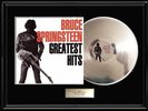 BRUCE SPRINGSTEEN GREATEST HITS ALBUM  WHITE GOLD PLATINUM TONE RECORD VINYL LP