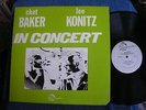 Chet Baker-Lee Konitz in Concert/1982 PROMO/India Navigation IN 1052/PRISTINE M-
