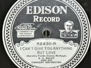 Edison Electric Disc 52430 Rolfe I Can't Give You Anything But Love King For Day
