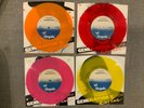 GENERATION X BILLY IDOL KING ROCKER FULL SET OF ALL FOUR COLOURED VINYL UK 7”