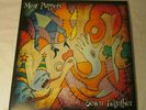 MEAT PUPPETS SEWN TOGETHER 2009 MEGAFORCE LP ORANGE RAINBOW TIE-DYE VINYL