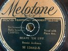 Melotone 13442 Bessie Jackson SHAVE 'EM DRY classic Blues 78 rpm w Walter Roland