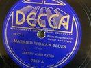Decca 7289 Sleepy John Estes DROP DOWN MAMA   Delta Blues 78 rpm E 1935